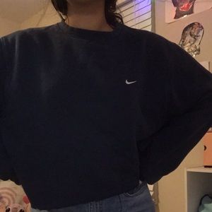 Thrifted Vintage 90s Nike sweater shirt cutcropped